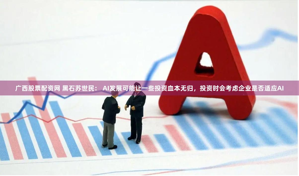 广西股票配资网 黑石苏世民： AI发展可能让一些投资血本无归，投资时会考虑企业是否适应AI
